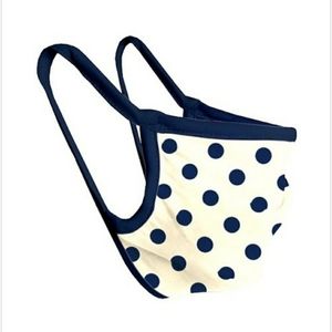 Polka dot face mask